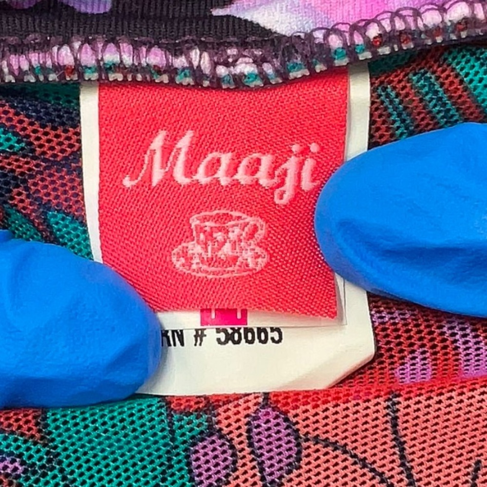 Maaji maxi skirt cover up in cherry red glory Medium - Picture 4 of 15
